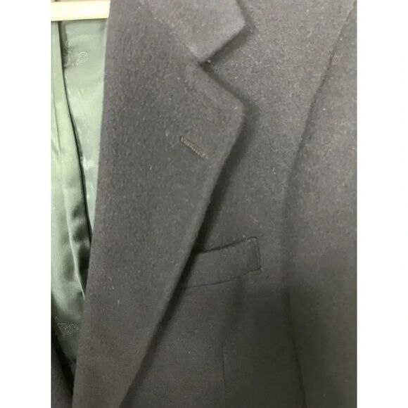Woolf Brothers Men’s‎ Cashmere Navy Blue Suit Jacket Sz L - Picture 5 of 16